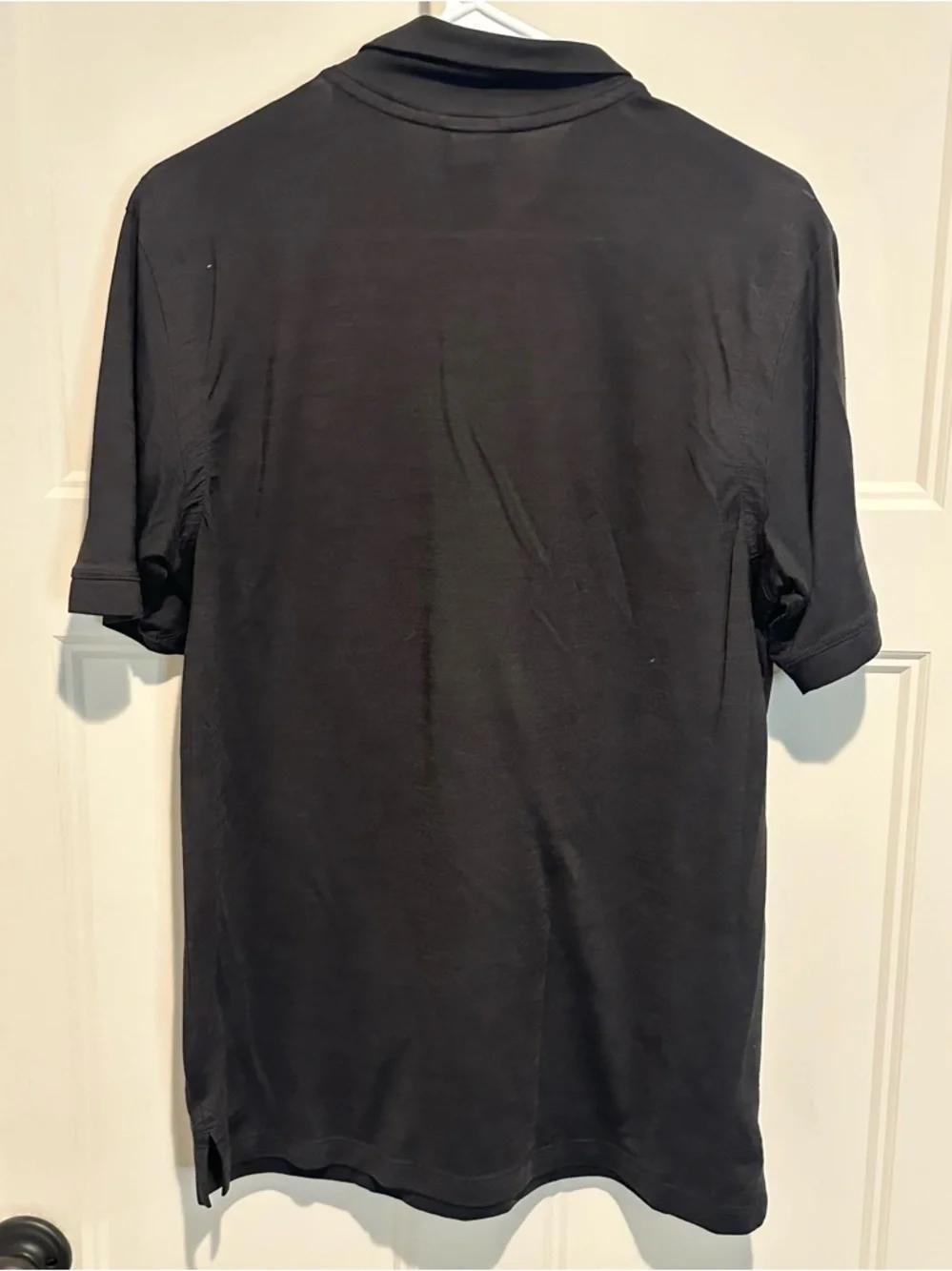 The North Face Men’s Black Short-Sleeve Polo with Chest Pocket